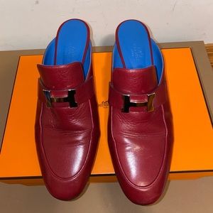 Hermès Paradis Goatskin Mule